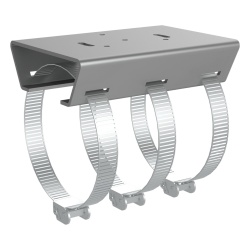 HIKVISION DS-1278ZJ-BJH/HG/316/60-300MM Montaje de Poste / Acero Galvanizado e Inoxidable 316/304 / Diámetro Ajustable 60-300 mm / Carga Máxima 10 kg / 0.93 kg / 6.3 x 4.5 x 1.6 in