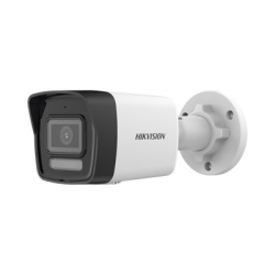 HIKVISION DS-2CD1083G2-LIU(F) [Dual Light] Bala IP 8 Megapixel (4K) / Lente 2.8 mm / 30 mts IR + 30 mts Luz Blanca / Microfono Integrado / ACUSENSE Lite / Exterior IP67 / H.265 / PoE / Micro SD