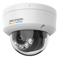HIKVISION DS-2CD1127G3-LIUF Cámara Domo IP / 2 Megapixel / ColorVu 3.0 / Dual Light 30 m (98.4 ft) / Detección Humanos y Vehículos / IP67 / IK08 / PoE