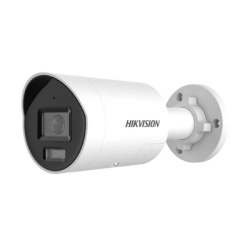 HIKVISION DS-2CD2087G2H-LIU/SL [Dual Light + ColorVu] Bala IP 8 Megapixel (4K) / Lente 2.8 mm / 40 mts IR + 40 mts Luz Blanca / Exterior IP67 / Luz Intermitente y Alerta de Audio / Microfono Integrado