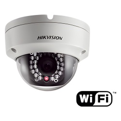 HIKVISION DS-2CD2110F-IW Cámara Mini Domo IP 1.3MP / WiFi / 30m IR / dWDR / 3D-DNR / ONVIF / para exterior / IP66