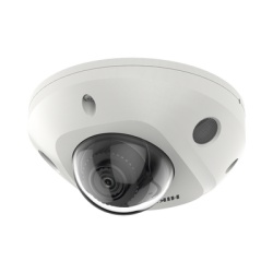 HIKVISION DS-2CD3546G2-IS(H) Mini Domo IP 4 Megapixel / Lente 2.8 mm / 30mts IR EXIR / Microfono Integrado / Exterior IP67 / IK08 / PoE / DARKFIGHTER / Alarmas y Audio I/O / ONVIF / Micro SD / 4 Anali