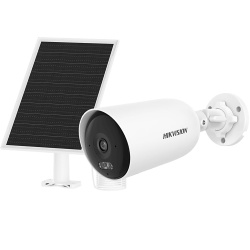 HIKVISION DS-2CFS04/4G-SIM Kit Solar Cámara Bala IP / 4 Megapixel / AOV 24/7 / SIM 4G / IR 30 m (98.4 ft) / Audio Bidireccional / IP66