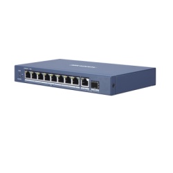 HIKVISION DS-3E0510P-E Switch Gigabit PoE+ / No Administrable / 8 Puertos 1000 Mbps PoE+ / 1 Puerto 1000 Mbps de Uplink + 1 Puerto SFP / 110 Watts