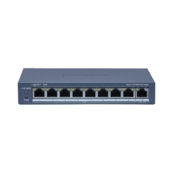HIKVISION DS-3E1309P-EI Switch PoE+ / Monitoreable / 8 Puertos 10/100 Mbps PoE+ / 1 Puerto 1000 Mbps de Uplink / Configuracion Nube Hik-PartnerPro / Modo Extendido hasta 300 Metros / 110 W