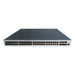 HIKVISION DS-3E3754TF Switch Gigabit / Administrable Capa 3 / 24 puertos 10/100/1000 Mbps + 24 puertos SFP / 6 puertos SFP+ 10 G de Uplink.