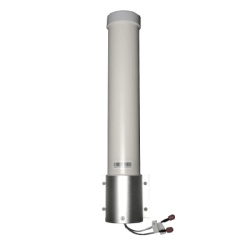 HIKVISION DS-3WF2000A-360 Antena Omnidireccional / 360° Cobertura / 5 GHz / 11 dBi Ganancia / Polarización Dual / IP65 / Montaje en Poste / SMA Macho