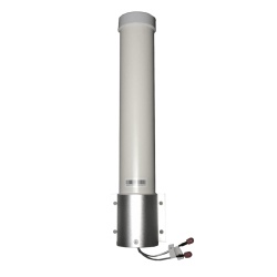HIKVISION DS-3WF2000A-360 Antena Omnidireccional / 360° Cobertura / 5 GHz / 11 dBi Ganancia / Polarización Dual / IP65 / Montaje en Poste / SMA Macho
