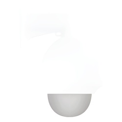 HIKVISION DS-4PTZ-BUBBLE-SMK Burbuja Ahumada para Domo PTZ / 4 Pulgadas / IP66 / IK10 / Visibilidad Equilibrada / 4.7 x 2.7 Pulgadas