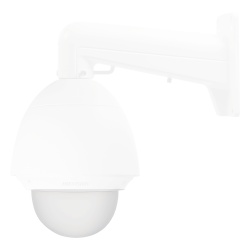 HIKVISION DS-5PTZ-BUBBLE-T Burbuja Protectora para Domo PTZ / 5 Pulgadas / IP66 / IK10 / Ahumado Medio / 6.14 x 4 Pulgadas