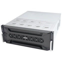 HIKVISION DS-96128NI-I24 NVR 12 Megapixel (4K) / 128 canales IP / 24 Bahias de Disco Duro / 4 Puertos de Red / Soporta RAID con Hot Swap / NVR de Alto Desempeno