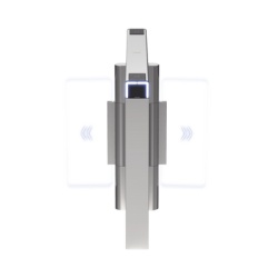 HIKVISION DS-K3B530X-M/MPG-DP90 Torniquete Swing Central PREMIUM para Ampliar Carriles / Iluminacion LED / Carril de 90 cms / Requiere Torniquetes Izquierdo y Derecho