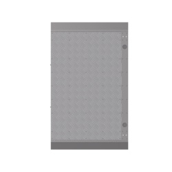HIKVISION DS-K3B961TX-BASE900-M Base Adicional para Torniquete / Carril 90 cm (35.4 in) / No Requiere Anclaje / Paso de Cableado Integrado / Serie DS-K3B961