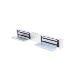 HIKVISION DS-K4H450D Chapa Magnetica para Doble Puerta / Puerta Antifuego / Soporta 1200 Lbs (500 Kg) / Indicador LED