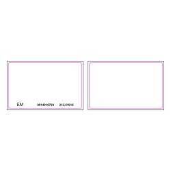 HIKVISION DS-K7M101-E1 Tarjeta de Proximidad / EM 125 KHz / Rango 2.5-10 cm / ISO 85.5x54x0.8 mm / PVC Blanco / Imprimible Doble Cara