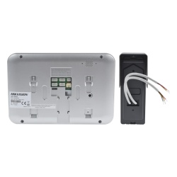 HIKVISION DS-KIS203-T Kit de Videoportero Analógico / Pantalla LCD 7" / Resolución 800x400 / Cámara Pinhole 720x576 @ 30 fps / Ángulo 98° / IP65 / Expandible 3 Monitores y 2 Frentes de Calle - Img 3
