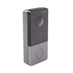 HIKVISION DS-KV6113-PE1(C) Videoportero IP 2 Megapixel / PoE Estandar / IP65 / Apertura desde Hik-connect / Soporta 1 Departamento y Hasta 6 Monitores / Soporta Tarjetas Mifare / 1 Salida Relay