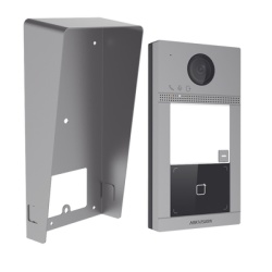 HIKVISION DS-KV8113-WME1(C)/IK Kit Videoportero + Carcasa protectora IP 2 Megapixel / Llamada y Apertura Remota desde App Hik-Connect / PoE / Exterior IP65 + Antivandalico IK08 / 1 Departamento / Aper
