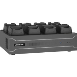 HIKVISION DS-MDS001/2T/8(B)(MCW406) Dock Station 8 Puertos para Escritorio / Recoleccion y Carga de Datos Corporales / Interfaces de Red Dual 1000 M / ANR / Reproduccion Multimedios / Linux / Indicado
