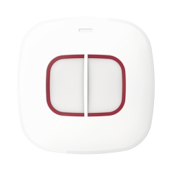 HIKVISION DS-PDEB2-EG2-WB(B) (AX PRO) Boton de Panico Inalambrico Doble / Exterior IP66 / Indicador LED