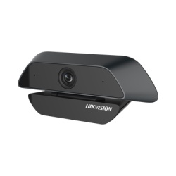 HIKVISION DS-U12 Cámara Web ALTA DENIFICIÓN (1080p) / Gran Angular / Micrófono Integrado / Conector USB de 2 mts / Fácil de Instalar / Reducción de Ruido Inteligente