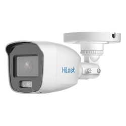 HiLook by HIKVISION THC-B129-MS [ColorVu] Bala TURBOHD 2 Megapixel (1080p) / Imagen a Color 24/7 / Lente 2.8 mm / Microfono Integrado / Luz Blanca 20 mts / IP66 / Metalica