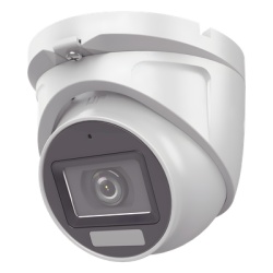 HiLook by HIKVISION THC-T127-LMS/NEU [SIN LOGO DE MARCA][Dual Light + ColorVu] Turret TURBOHD 2 megapixel / 30 mts IR + 20 mts luz blanca/ Lente 2.8 (100Â° de Vision) / Exterior IP66 / Audio por Coaxi