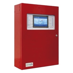 HOCHIKI LA203H1-10 Panel De Incendio Modular Direccionable C/4 Ranuras Puerta Plexi-Glass C/2 Lazos SLC Expandible hasta 8 Lazos SLC Fuente 10.25A Auto-Sensing En Ingles Serie FireNET L@titude (0101-0