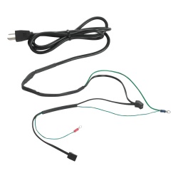 HOFFMAN ACORD2T Fan Cord con Termostato Integrado / 1.8 m (5.9 ft) / 115V / 10A / Cobre / Negro / 2 Conectores para Ventiladores