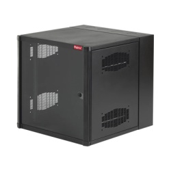 HOFFMAN EWMW362425 Gabinete AccessPlus de 19 UR Montaje en Pared de 19in Rieles Numerados y Roscados #10-32 Puerta con Ventana de Seguridad 600 mm de Ancho 637 mm de Profundidad Color Negro