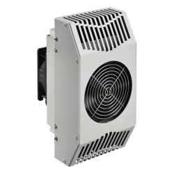 HOFFMAN TE121024010 Enfriador Termoelectrico Para Interior/Exterior Uso en Gabinetes de Telecomunicaciones 321 BTU 24 Vcd de Acero Galvanizado Color Gris