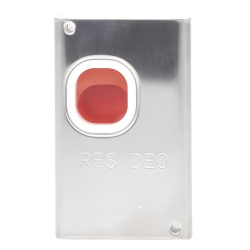 HONEYWELL HOME RESIDEO 269R Interruptor de Atraco Silencioso / Contactos DPDT / Terminales con EOL / Cubierta de Acero Inoxidable / Listado UL636