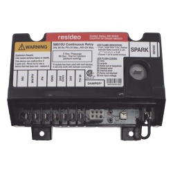 HONEYWELL HOME RESIDEO S8610U3009/U Módulo de encendido intermitente / Piloto universal / DIP configurable / Reintento continuo / Gas natural o LP / 24 Vca