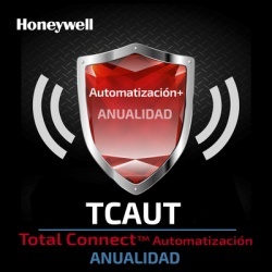 HONEYWELL HOME RESIDEO TCAUT Servicio anual de automatización / Automatización Z-Wave / Módulos VAM, TUXEDOW, LynxTouch / Escenas programables / Requiere servicio de intrusión activo