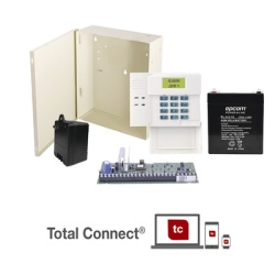 HONEYWELL HOME RESIDEO VISTA-48LA-TBS Panel de control de intrusión / Serie VISTA / Hasta 64 zonas / 3 particiones / Gabinete pequeño con batería y transformador incluidos