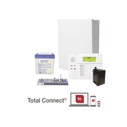 HONEYWELL HOME RESIDEO VISTA48/6150TB Panel de alarma híbrido / Hasta 48 zonas (40 inalámbricas) / 3 particiones / 48 usuarios / Kit con teclado, batería y transformador