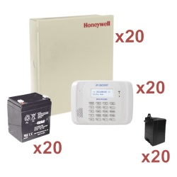 HONEYWELL HOME RESIDEO VISTA48-KIT20 Kit de paneles de alarma / 20 unidades VISTA-48LA / Batería y transformador incluidos / Hasta 48 zonas / 3 particiones