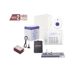 HONEYWELL HOME RESIDEO VISTA48-MN02-FALL Kit de alarma / panel VISTA-48 / comunicador 4G LTE-M multimarca MN02-LTE-M / botón de pánico con detección de caídas / app RControl