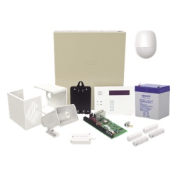HONEYWELL HOME RESIDEO VISTA48ECO/6160RF Kit panel de alarma cableado VISTA-48 / teclado-receptor 6160RF / sensor PIR / 2 contactos magnéticos / sirena 30 W / batería y transformador