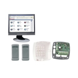 HONEYWELL NETAXS-123/LAKT Kit de control de acceso via web para 2 puertas con controlador NetAXS-123 y 2 lectoras de proximidad