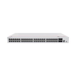 HUAWEI S220-48P4X Switch de Acceso Gigabit Administrable PoE Capa 2 / 48 puertos 10/100/1000 Mbps (PoE) / 4 Puertos 10GE SFP+ Uplink / ERPS / IMGP Snooping / DHCP Snooping / PoE Perpetuo / 380W / Admi