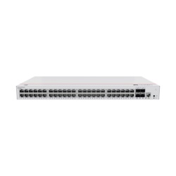 HUAWEI S310-48P4S Switch de Distribucion/Core Gigabit Administrable PoE Capa 3 / 48 puertos 10/100/1000 Mbps (PoE) / 4 Puertos 1GE SFP Uplink / ERPS / Rutas Estaticas / iStack / PoE Perpetuo / 380W /