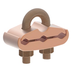 HUBBELL BURNDY HUB-GK64-29 Conector Mecanico para 3 Cables para Calibre 2/0 AWG - 250 KCMIL a Tuberia de 3/8" o Varilla 5/8" - 3/4".