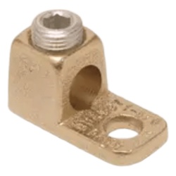 HUBBELL BURNDY HUB-KA4C Conector de Cobre con tornillo de fijacion para cable calibre 14 - 4 AWG y Tornillo de 1/4".