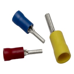 HUBBELL BURNDY HUB-PTV-10 Terminal aislada tipo pin para calibre 12 - 10 AWG.