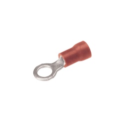 HUBBELL BURNDY HUB-TP1-638 Zapata Terminal de Ojillo para Tornillo 3/8 in (10 mm) calibre 22-16 AWG con aislamiento de vinilo.