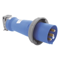 HUBBELL HUB-HBL-330-P6W Clavija industrial 30 A 250 V CA 2 Polos 3 Hilos IP67. Grado Industrial.