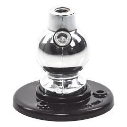 HUSTLER C-32 Montaje de bola cromado para Antenas 3/8 x 24