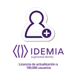 IDEMIA (MORPHO) 293762855 Actualizacion de licencia de 40.000 a 100.000 usuarios