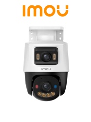 IMOU PS70F 10MP - Cámara PT, Doble Lente, 10 MP, PoE, IP67, H.265, Smart Color, disuación activa, Detección de Humanos y Vehiculos, Audio 2 vías, Soporta Micro SD 512GB,Weatherproof, Smart Tracking, ONVIF